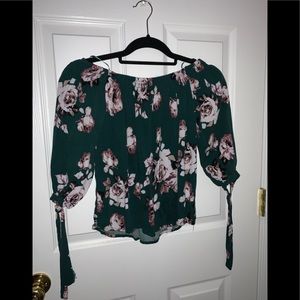 off the shoulder shirt